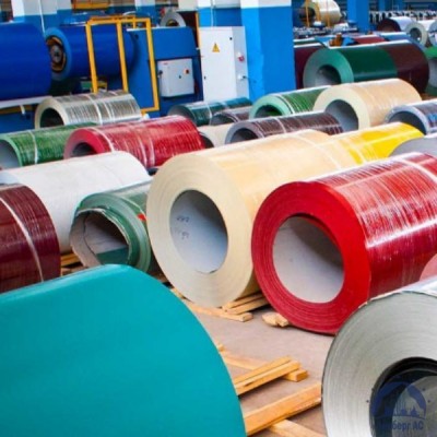 Рулон с полимерным покрытием 0,85х1250 мм RAL 1015 купить в Коломне