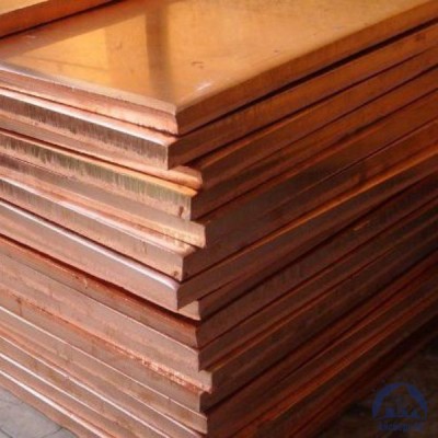 Лист медный 6х600х1500 мм М3 ГОСТ 1173-2006 купить в Коломне