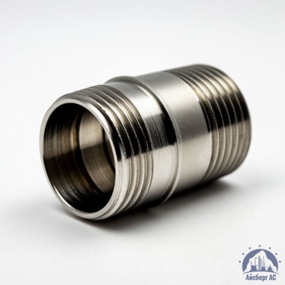 Ниппель переходной нержавеющий DN 32х15 1 1/4"-1/2" 42,4х21,3 мм AISI 316 двойной НР-НР купить в Коломне
